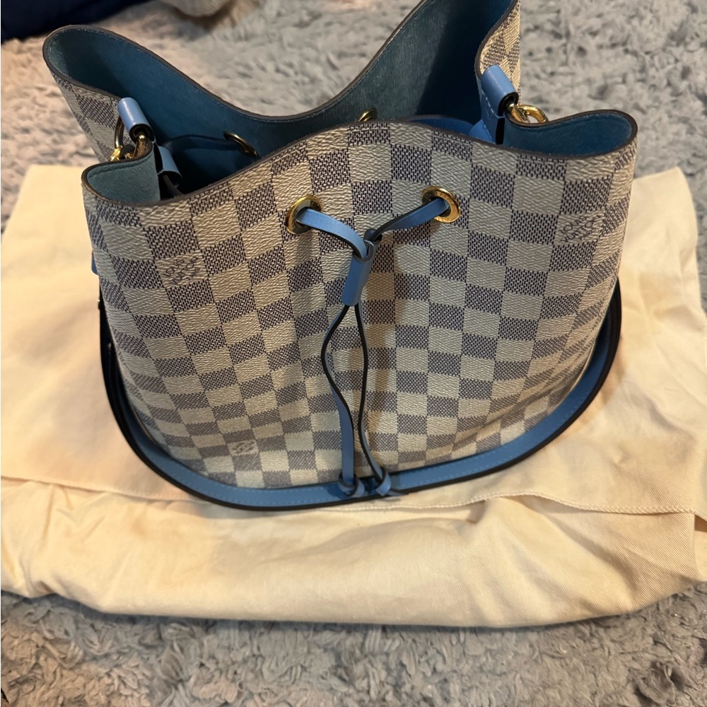Louis Vuitton Damier Azur Noe (with blue interior)